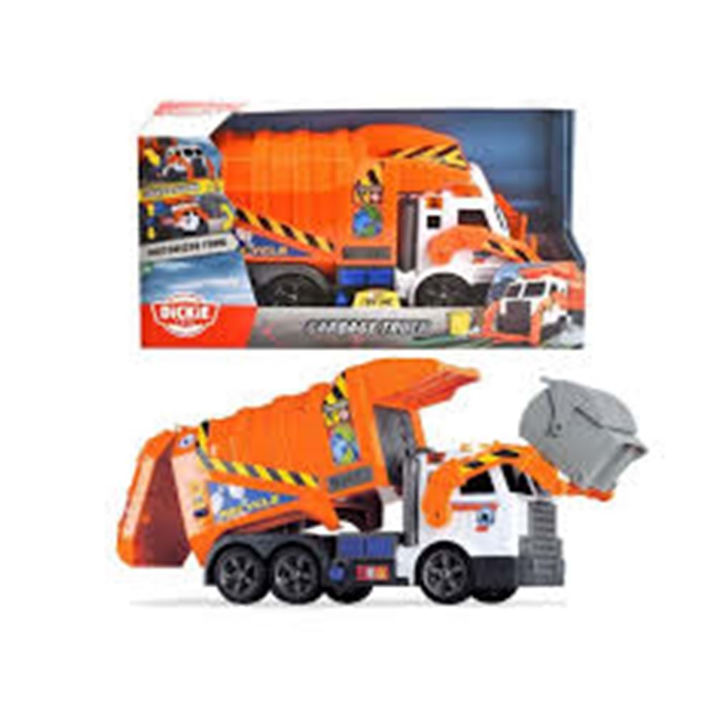 DİCKİE 203308369 Garbage Truck free wheel light sound B/O lifting fork wt