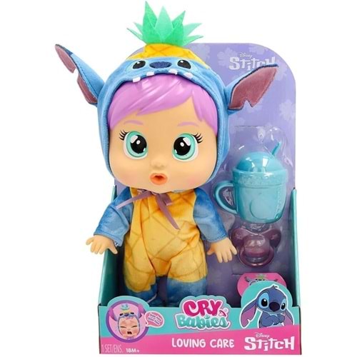 CYB70000 Cry Babies Love and Care Stitch Kostümlü