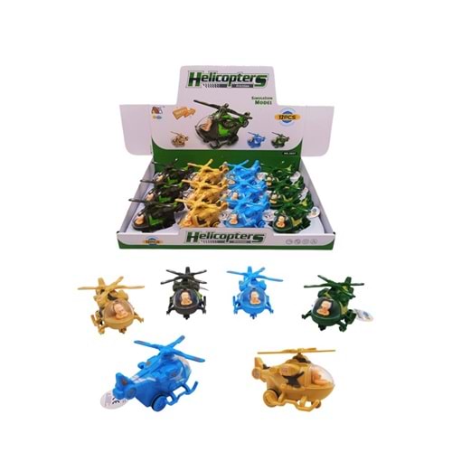 DMN 3607 SÜRTMELİ KAMUFLAJLI HELİKOPTER