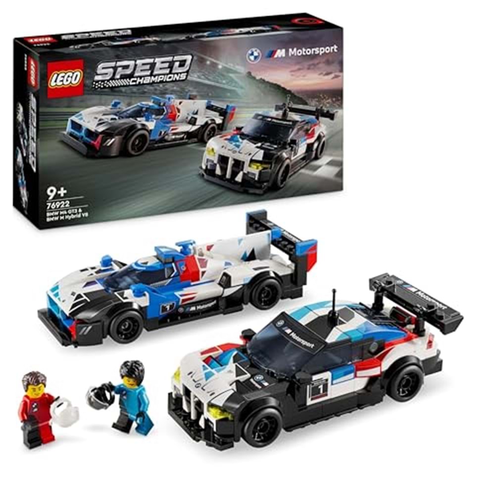LEGO 76922 Speed Champ. BMW M4 GT3 ve BMW M Hybrid V8 Yarış Ar 676