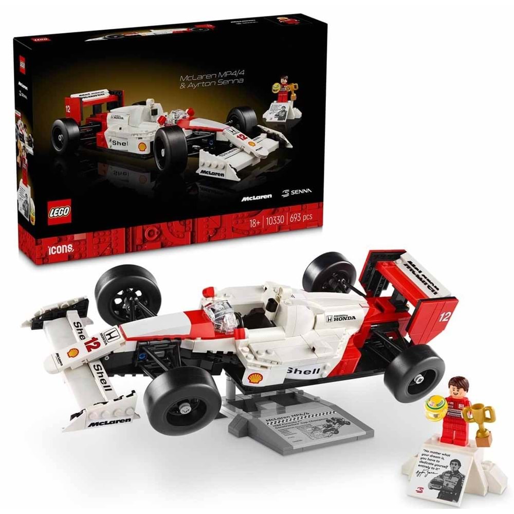 LEGO 10330 icons - McLaren MP4/4 ve Ayrton Senna 693 parça