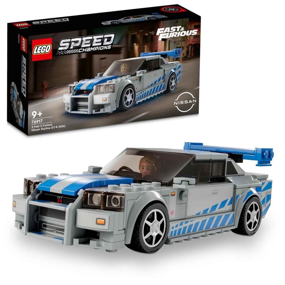 LEGO 76917 Speed Champ. Daha Hızlı Daha Öfkeli Nissan Skyline 319 parça