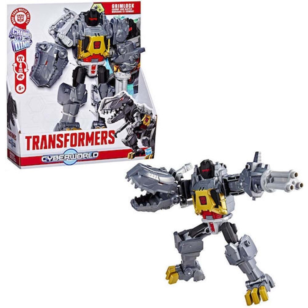 G0748 Transformers Cyberworld Grimlock Chomp And Battle Aksiyon Figürü