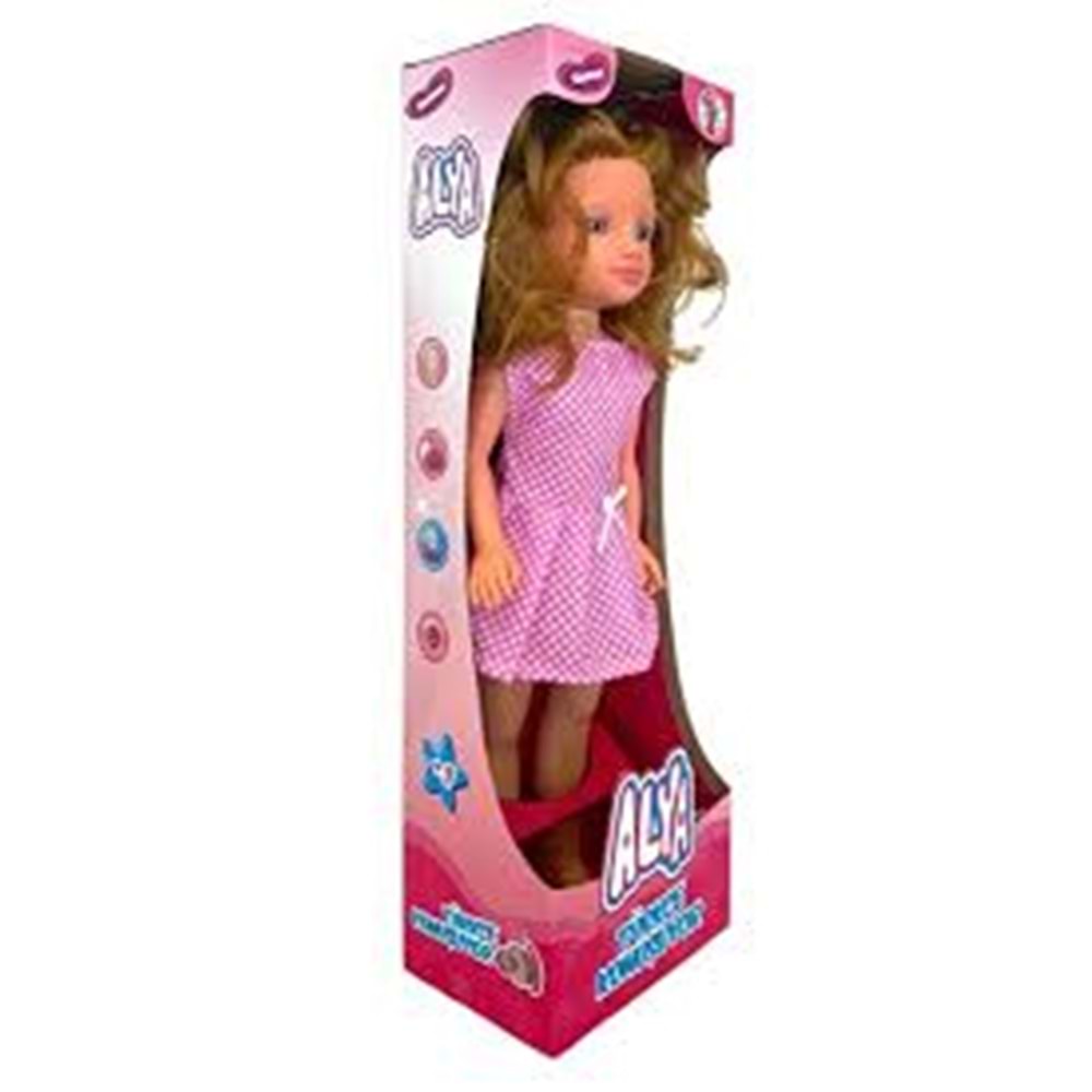 GAMZE 56228 GÖZLERİ OYNAYAN SAÇLI BEBEK