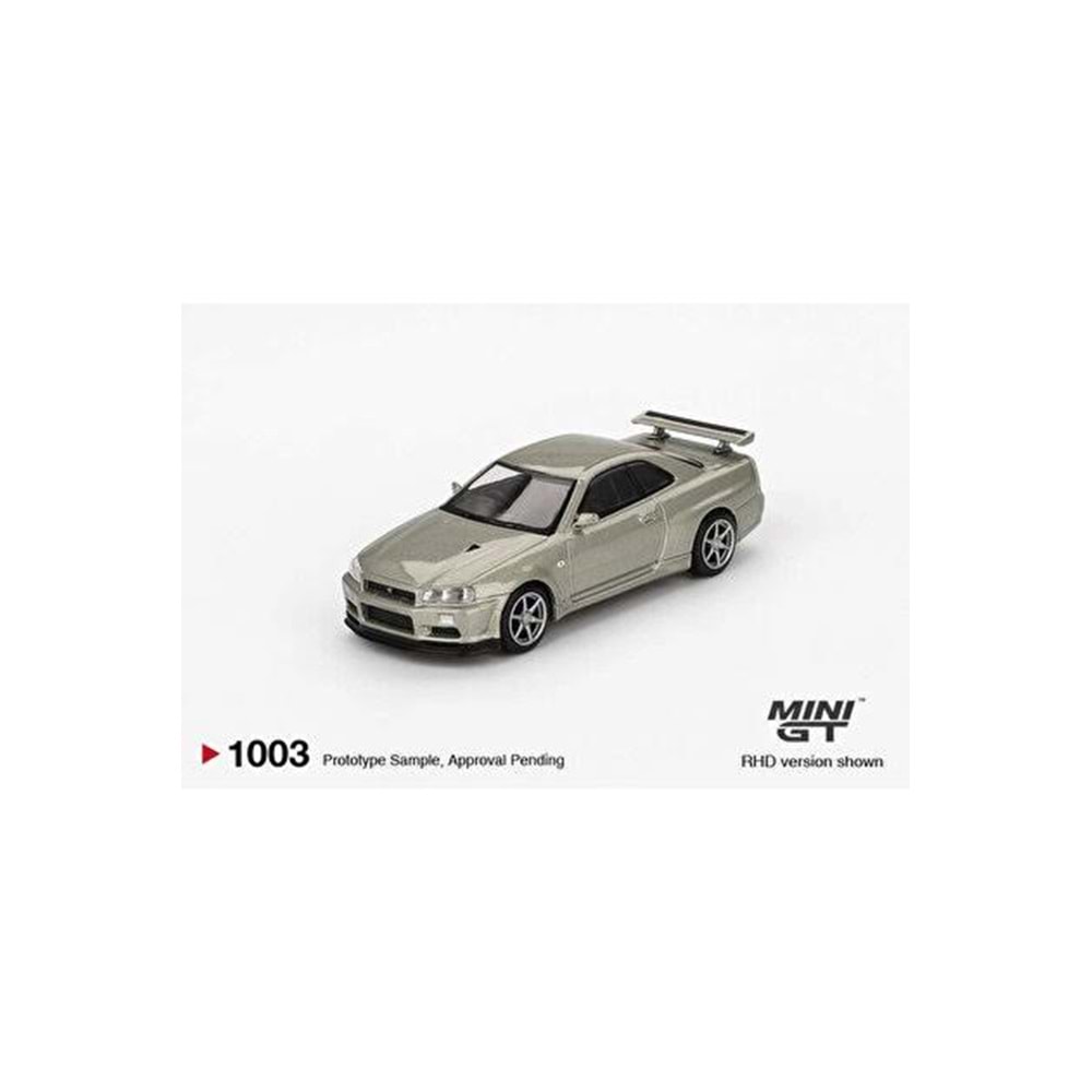 EKN MGT01003 Mini GT 1/64 Nissan Skyline GT-R (R34) V-Spec II Nür Millenium Jade