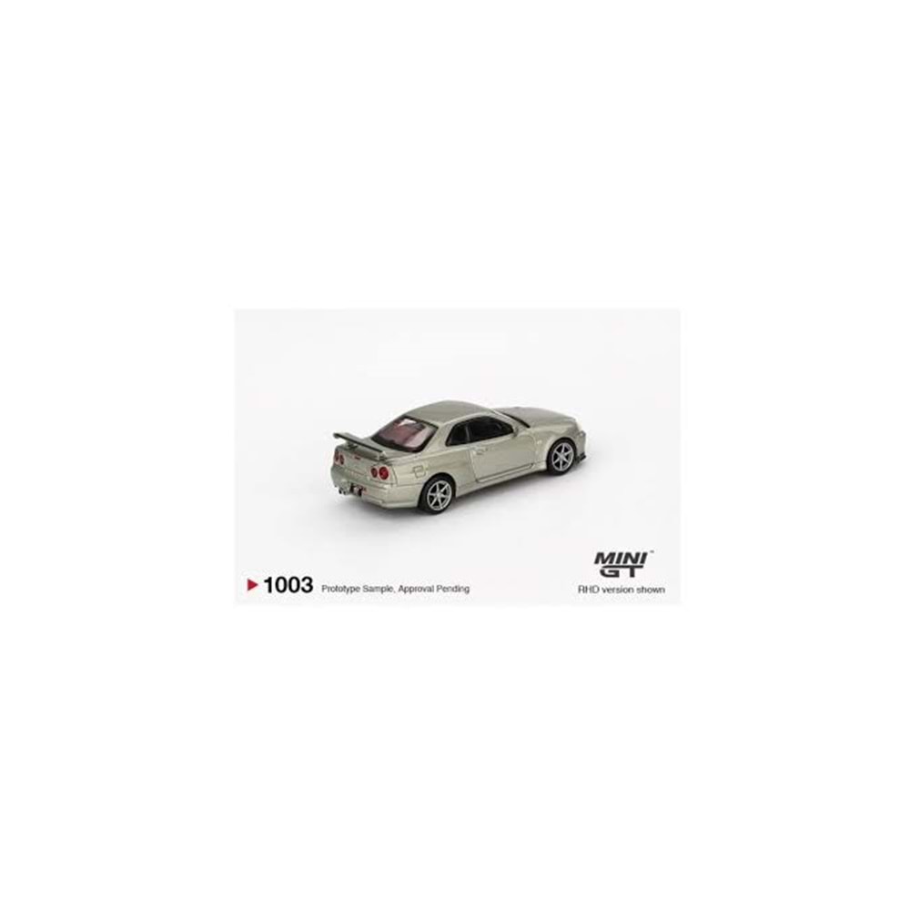 EKN MGT01003 Mini GT 1/64 Nissan Skyline GT-R (R34) V-Spec II Nür Millenium Jade