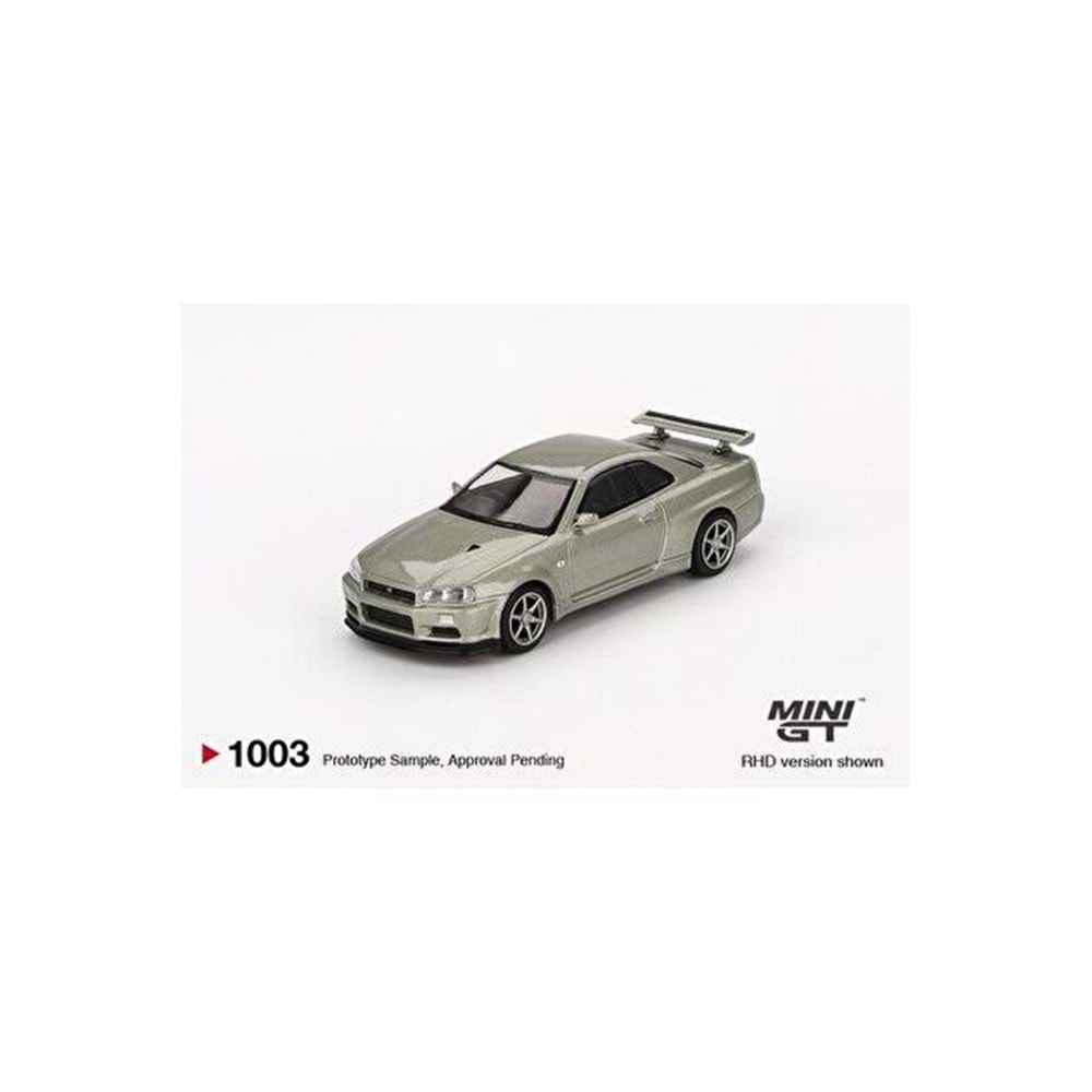 EKN Mini GT 1/64 Nissan Skyline GT-R (R34) V-Spec II Nür Millenium Jade