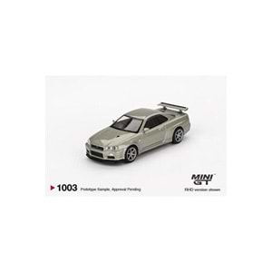 EKN Mini GT 1/64 Nissan Skyline GT-R (R34) V-Spec II Nür Millenium Jade