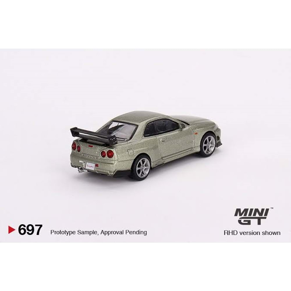 EKN Mini GT 1/64 Nissan Skyline GT-R (R34) V-Spec II Nür Millenium Jade