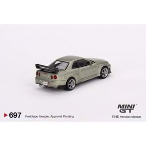 EKN Mini GT 1/64 Nissan Skyline GT-R (R34) V-Spec II Nür Millenium Jade