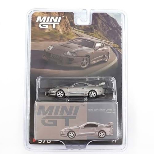 EKN Mini GT 1/64 Toyota Supra VeilSide Combat V-II Combat Grey - Blister Paket