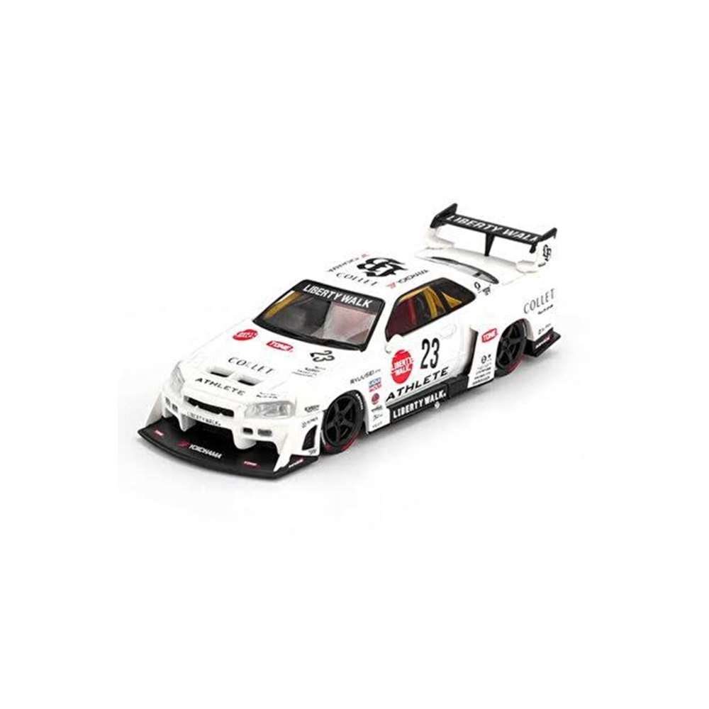 EKN Mini GT 1/64 Nissan LB-ER34 Super Silhouette ATHLETE/COLLET
