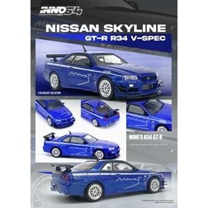 EKN Inno 1/64 Nissan Skyline GT-R (R34) V-SPEC Tuned by 