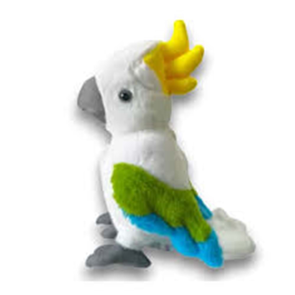 SELAY 1467 KAKADU PAPAĞAN 30 CM BEYAZ