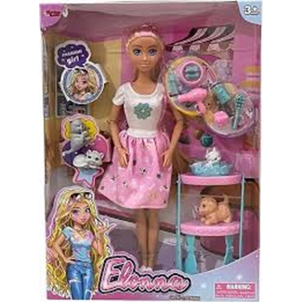 VARDEM WG-66962 KUTULU 11,5INCH PET SHOP MANKEN BEBEK