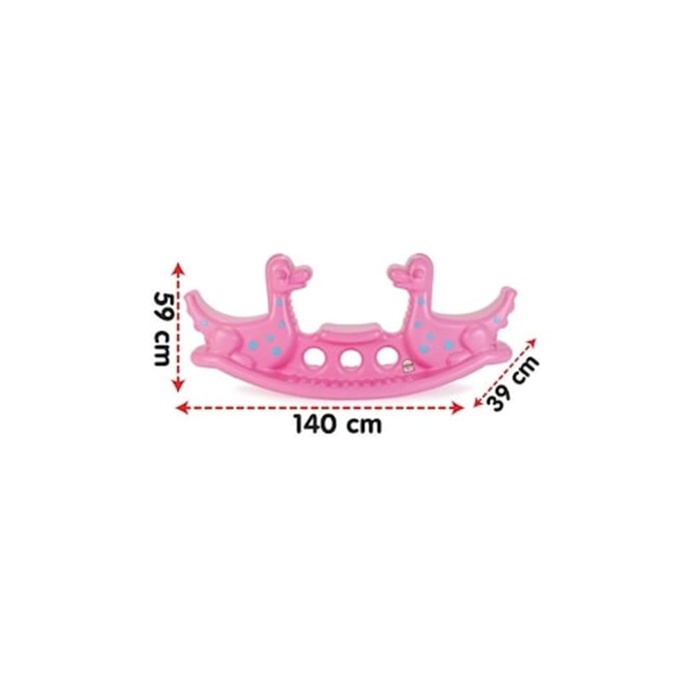 PİLSAN 06-147 DİNO TAHTEREVALLI PEMBE