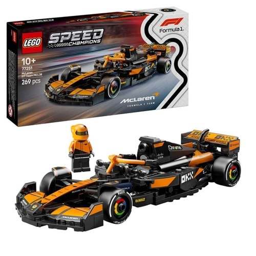 LEGO 77251 Speed Champ.McLaren F1 Team MCL38 Yarış Arabası 269 parça +10 yaş