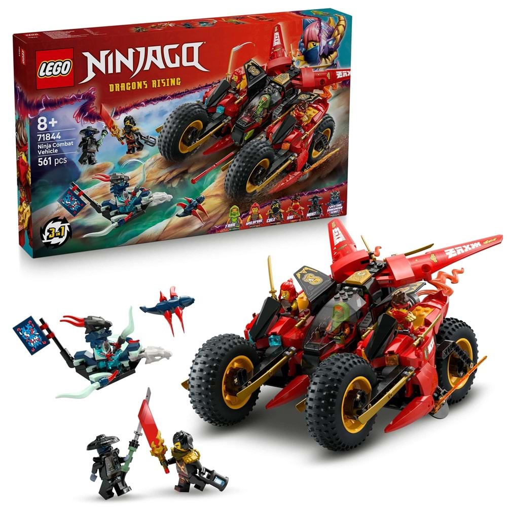 LEGO 71844 Ninjago Ninja Savaş Aracı 561 parça +8 yaş
