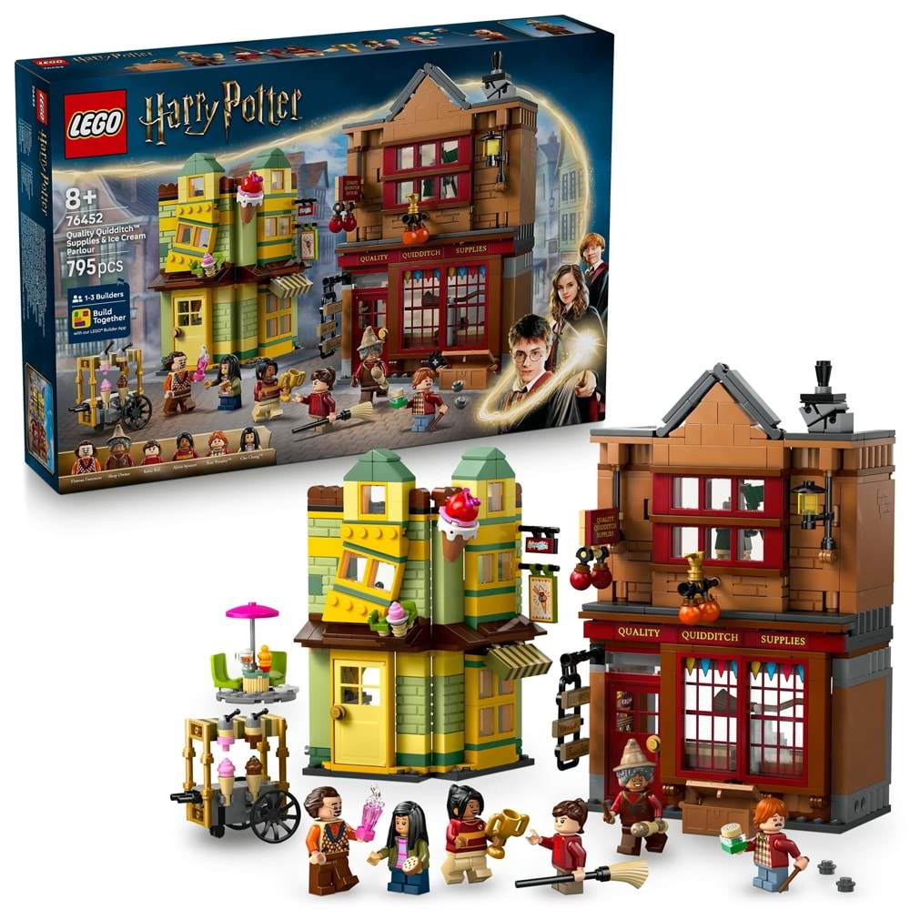 LEGO 76452 Harry Potter-Quidditch Malzemeleri ve Dondurma Salonu 795 parça +8yaş