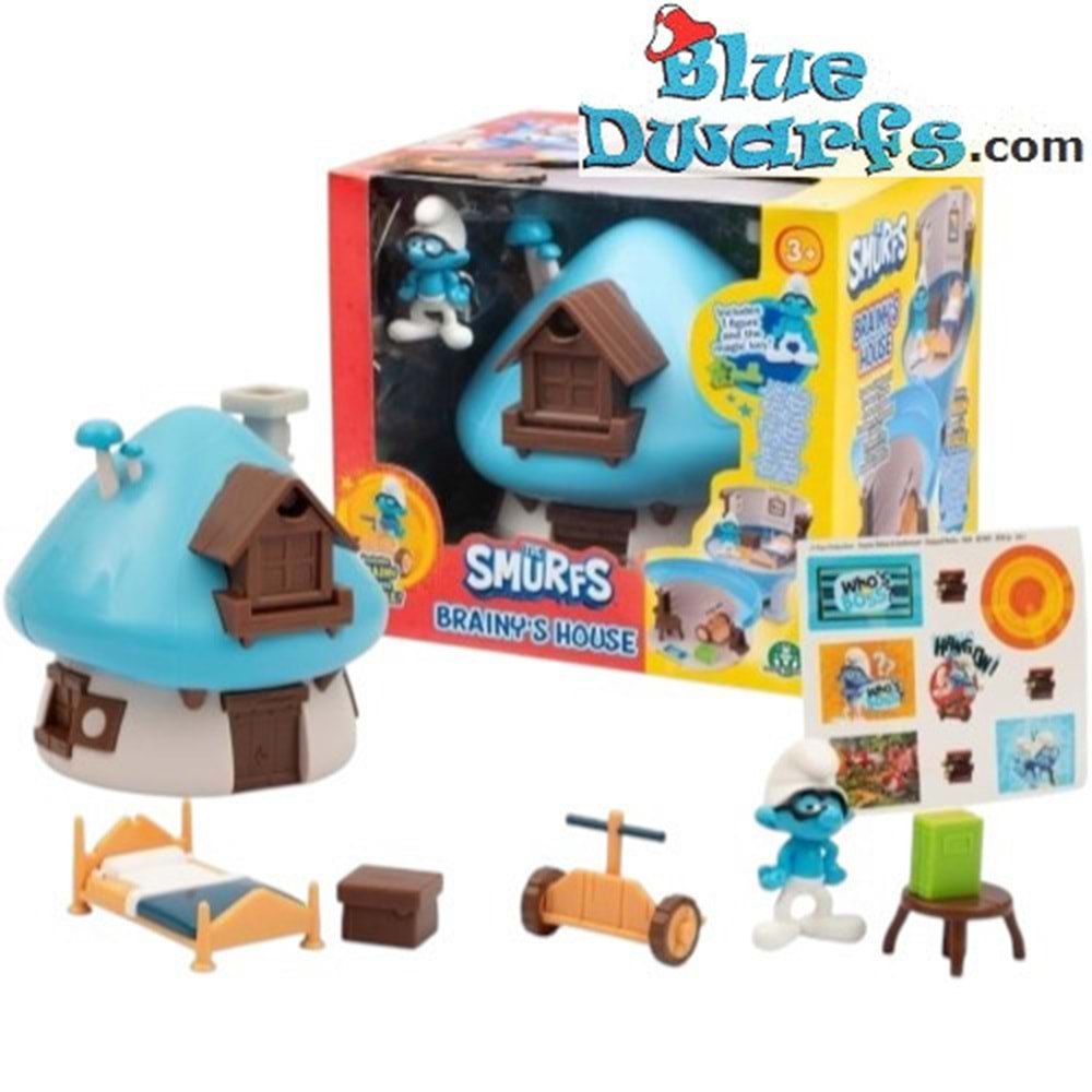 GP PUF48000 Şirinler GözlüklüŞirinin Mantar Evi Oyun Seti