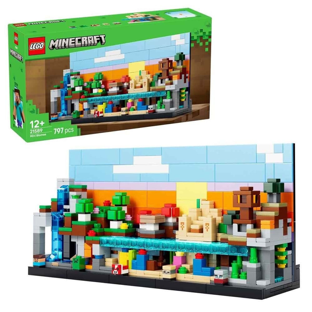 LEGO 21589 Minecraft Mini Biomes797 parça +12 yaş