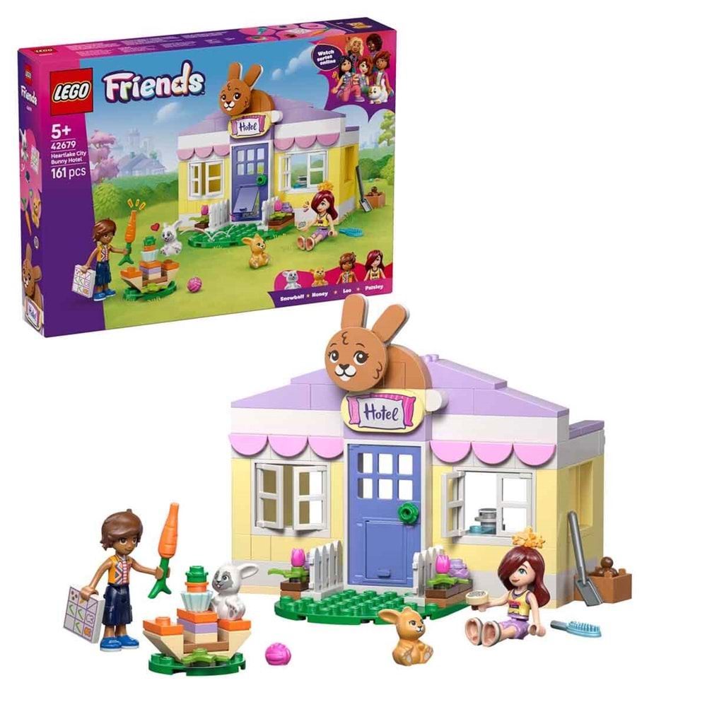 LEGO 42679 Friends Heartlake ­Bunny Hotel 161 parça +5 yaş