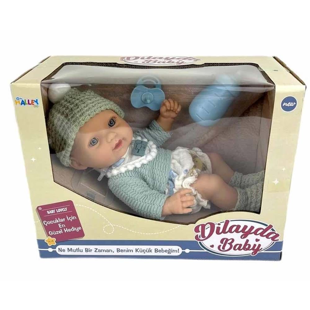 HALLEY SH59819 26 CM TAM KAUÇUK BEBEK,EMZİK VE BİBERN-ZRV