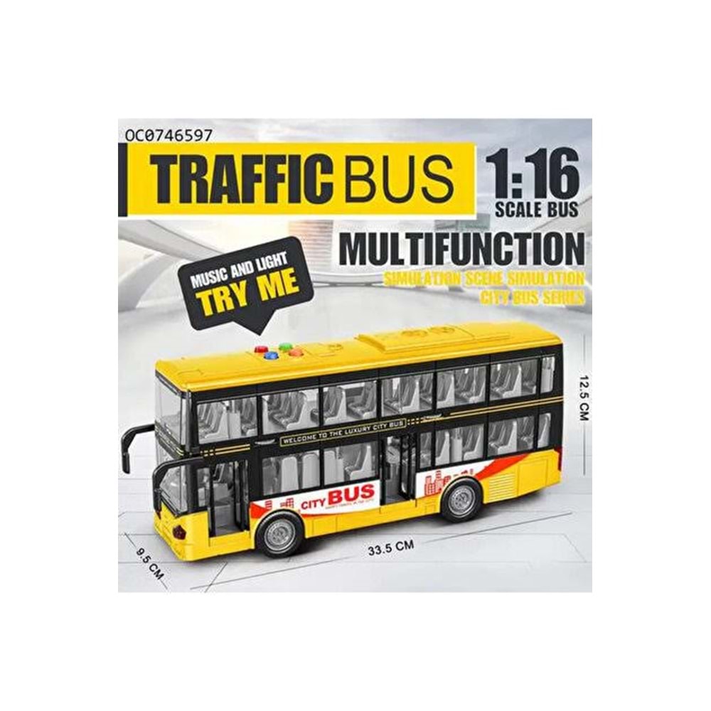 İSTOYS 600 SÜRTMELİ SESLİ IŞIKLI OTOBÜS