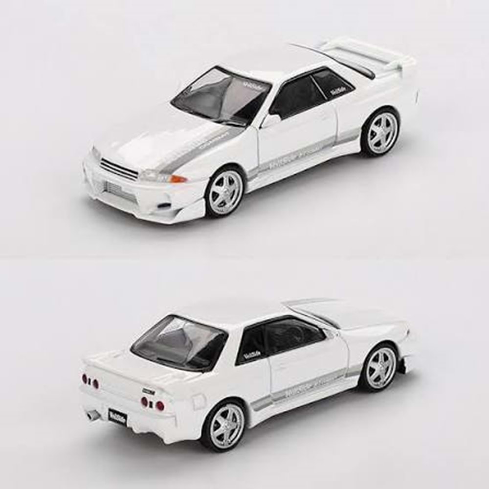 EKN Mini GT 1066 1/64 Nissan Skyline GT-R (R32) VeilSide Combat C-I White MGT01066-BL