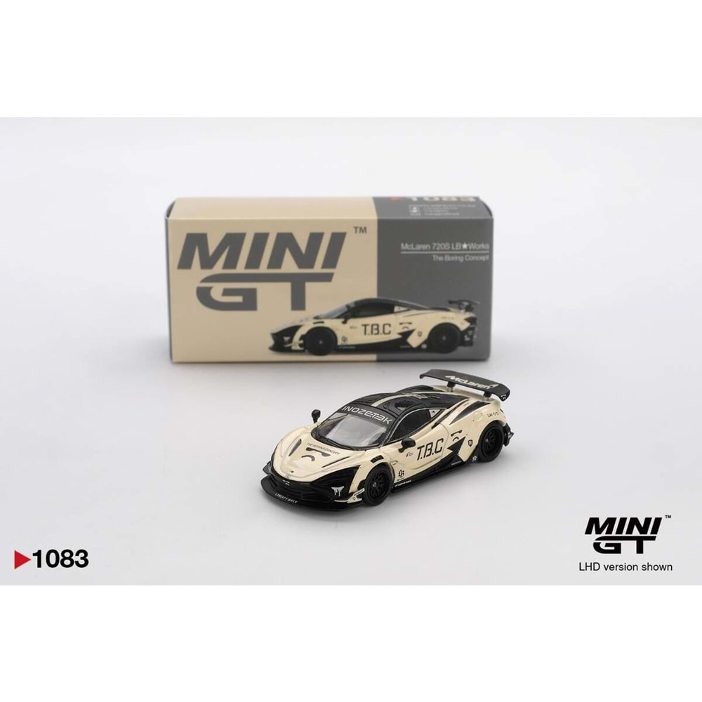 EKN Mini GT 1083 1/64 McLaren 720S LB-Works The Boring Concept MGT01083