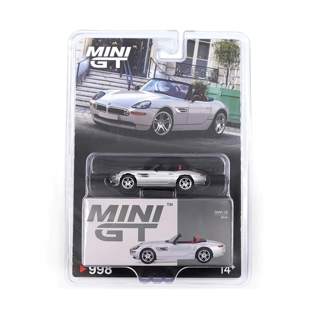EKN Mini GT 998 1/64 BMW Z8 Silver - Blister Paket MGT00998-BL