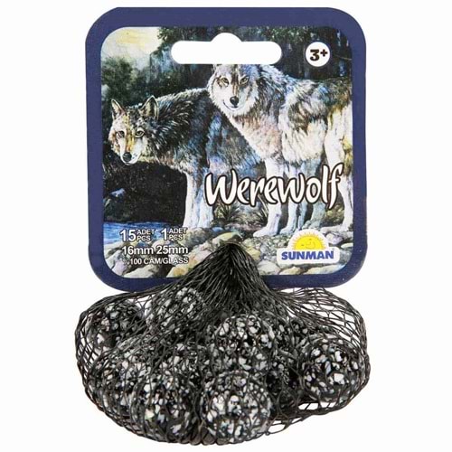 SUNMAN S00002996 -SUN-GLS-DJN-MİSKET WEREWOLF 15+1 FİLE KRTL 25D