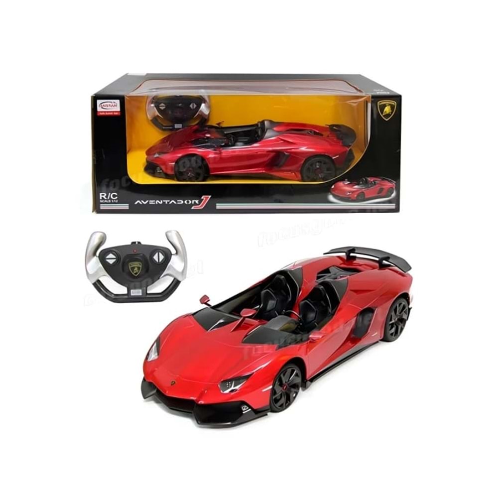 SUNMAN 57500 SUN-RAS-RC 1 12 FF LAMBORGHINI AVENTADOR 2 4 GHZ IŞIKLI METALİK KRMZ