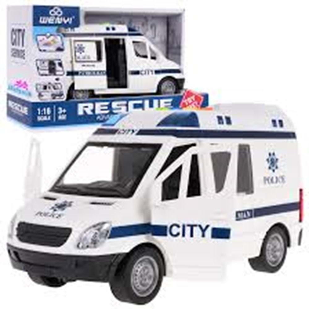 PASİFİK WY590F PİLLİ SESLİ POLİS ARABASI